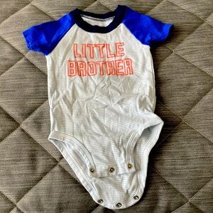 Carter’s Little Brother 9 month onesie